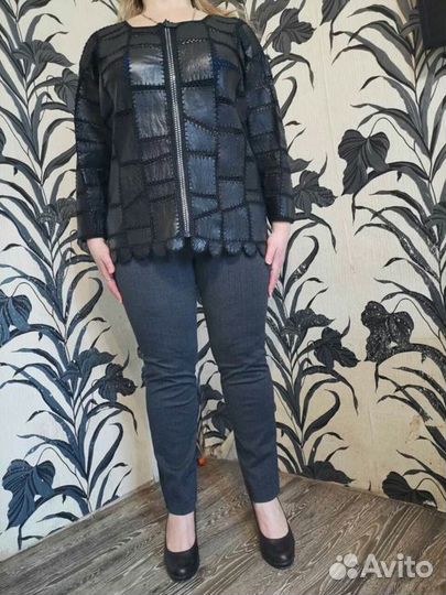 Кожаный пиджак