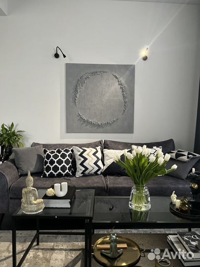 Интерьерная картина большая текстурная