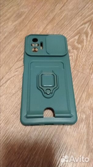 Чехол на Xiaomi Redmi Note 10 Pro зеленый