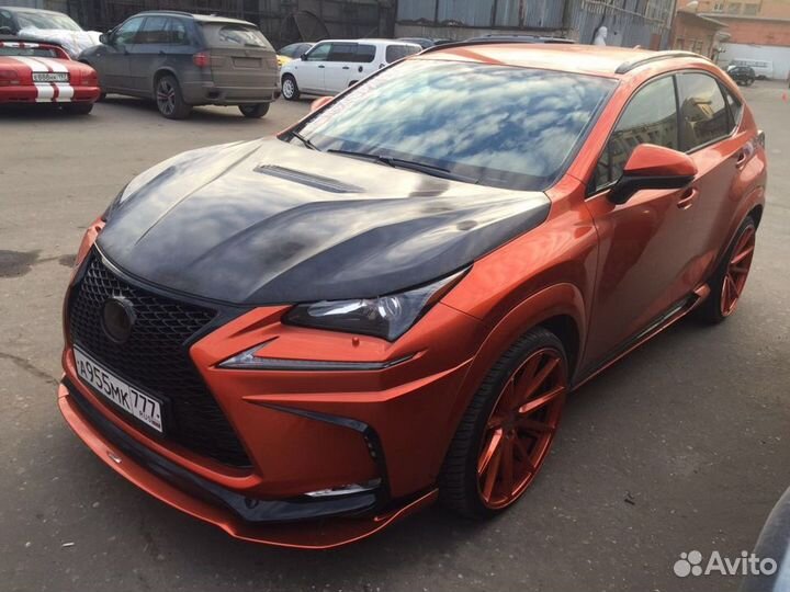 Капот на Lexus NX с жабрами