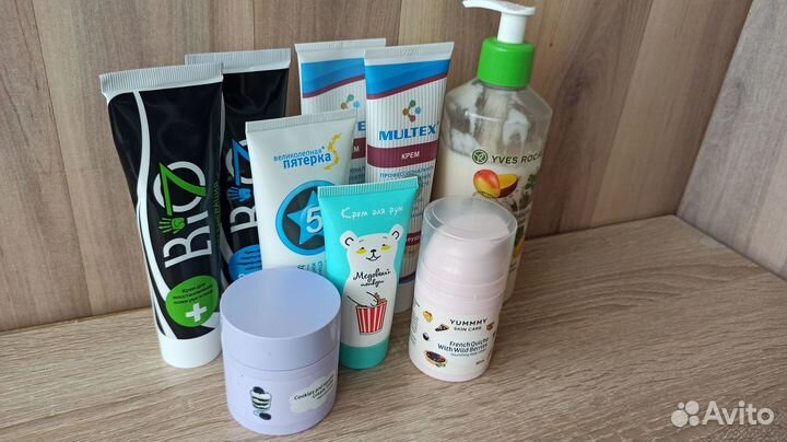 Кремы для рук, тела, лица - пакетом