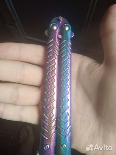 Тренировочный нож бабочка