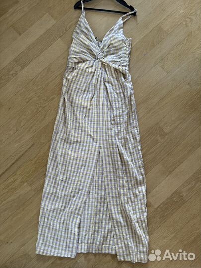 Платье сарафан с узлом новый zara