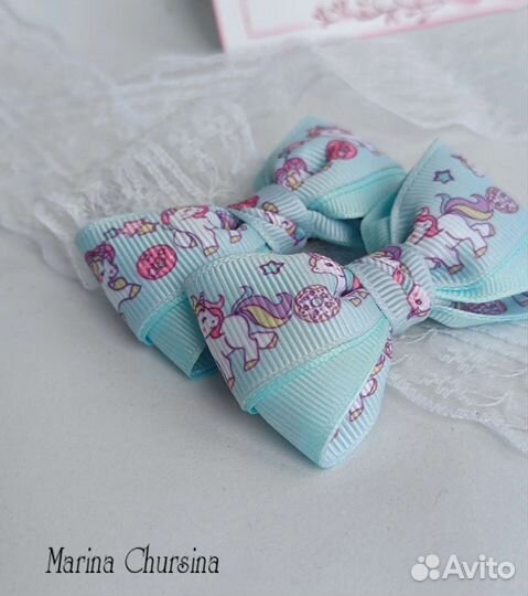 Бантики Единорожки