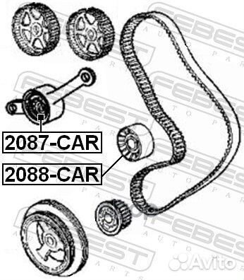 Ролик натяжной ремня грм 2087CAR Febest