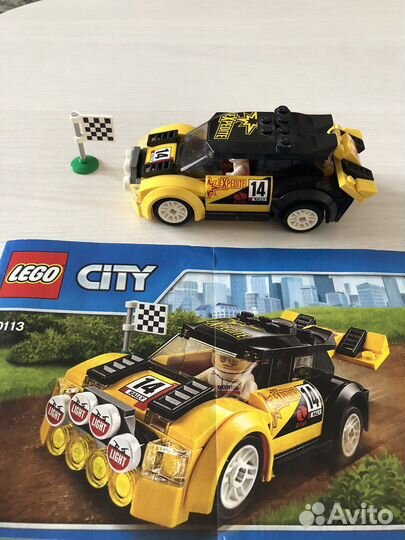 Lego City 60113. Гоночный автомобиль