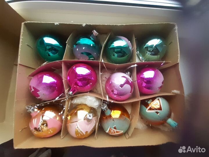 Шары СССР набор стекло