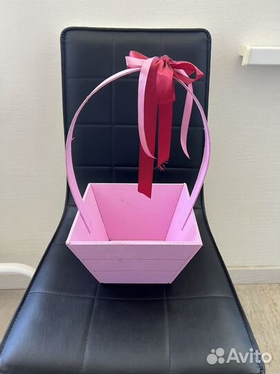 Корзина деревянная