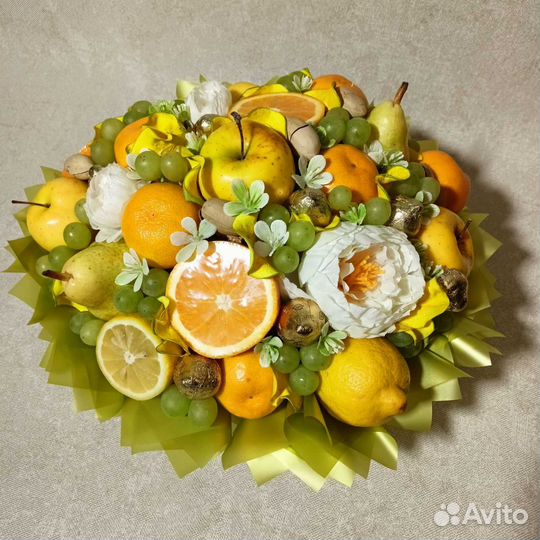 Съедобные букеты фруктовые