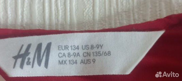 Платье для девочки H&M 134