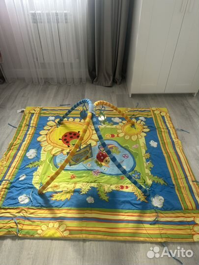 Развивающий коврик с бортиками