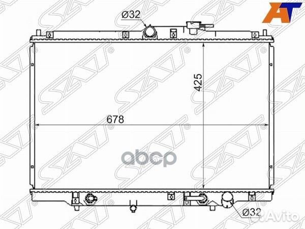 Радиатор Honda Odyssey 94-99 / Shuttle 95-00