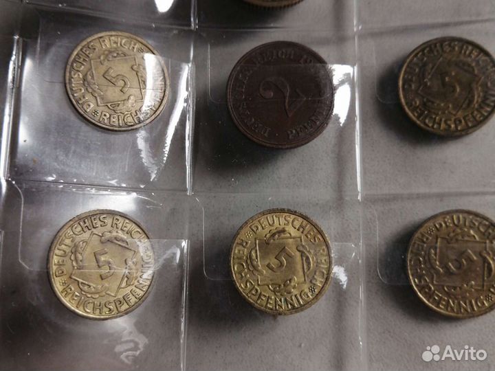 Немецкие монеты 20 30 годов, есть дореволюционные