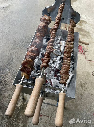 Мангал автоматический угольный