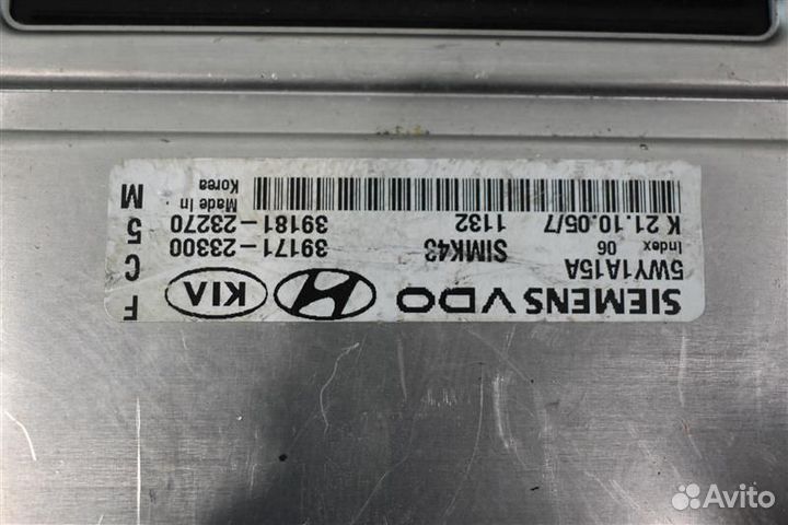 Блок управления двигателем Hyundai Tucson 2.0 G4GC