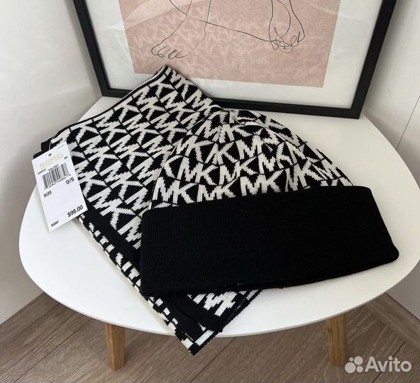 Комплект шапка+шарф Michael Kors (оригинал)