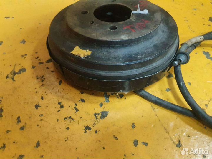 Барабан тормозной задний трос ручника Nissan Tiida