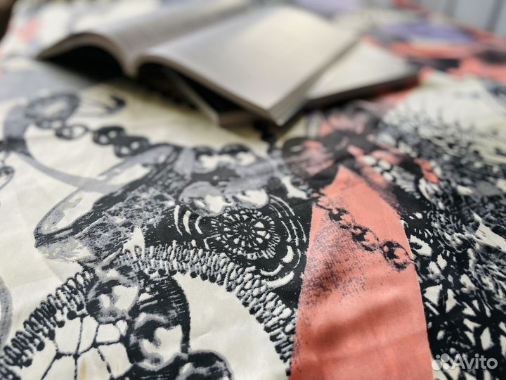 Шарф платок палантин шелковый