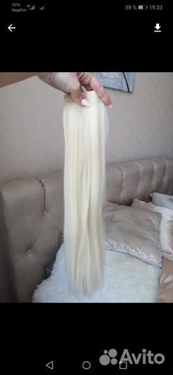 Волосы (хвост на ленте)