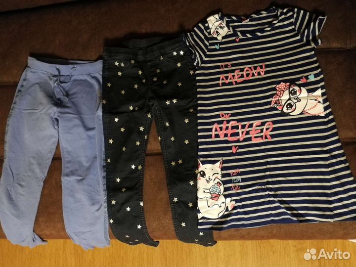 Вещи пакетом на девочку 6-7 лет