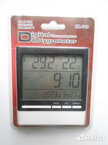 Метеостанция VST CX-318 терм.+гидром.+часы