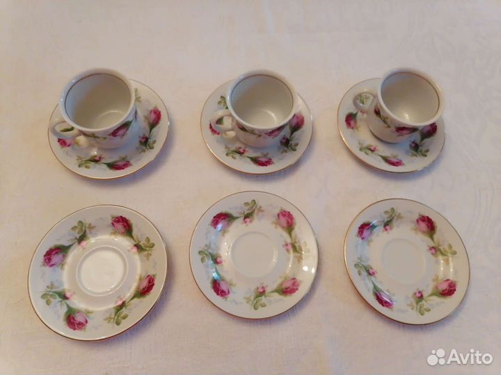 Кофейная пара фарфор германия Jlmenau