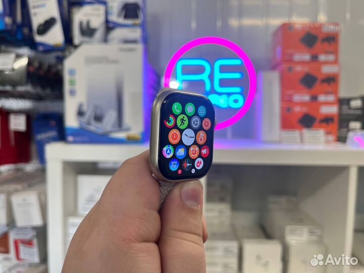 Комплект Apple Watch9 Series Silver + AirPods PRO2