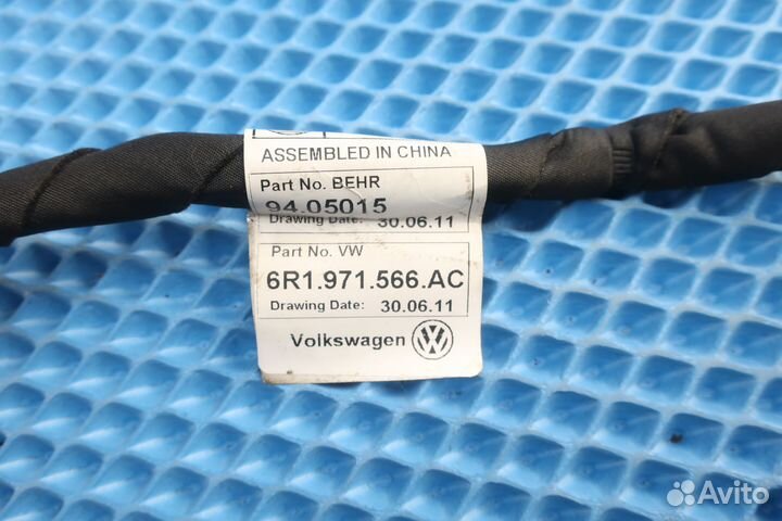 Проводка отопителя VW Polo Sedan под климат