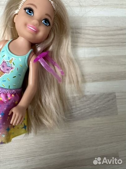 Barbie Chelsea барби челси с автомобилем GXT41