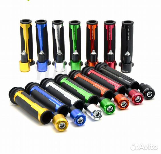 Ручки руля barracuda комплект все цвета 22мм