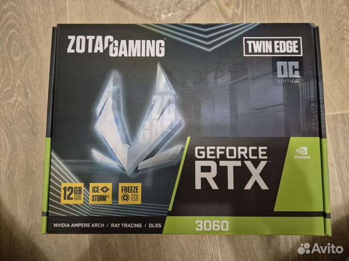 Новая Видеокарта Zotac nvidia GeForce RTX 3060 на