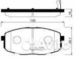 Колодки тормозные hyun/KIA I30/ceed/carens 02