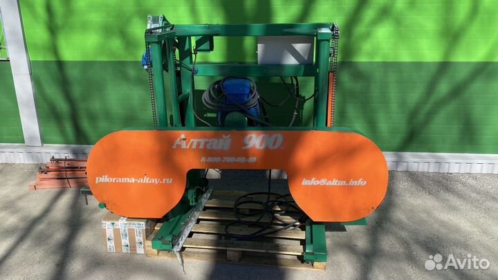 Пилорама Алтай-900 с электродвигателем 11 кВт