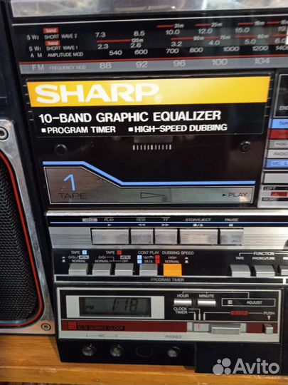 Магнитофон sharp
