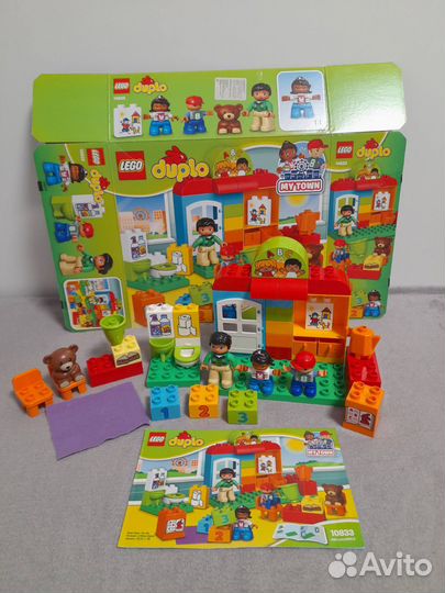 Лего Дупло Lego Duplo детский сад + доп.детали