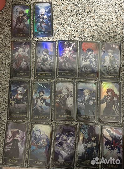 Коллекционные карточки HonkaiI: Star Rail