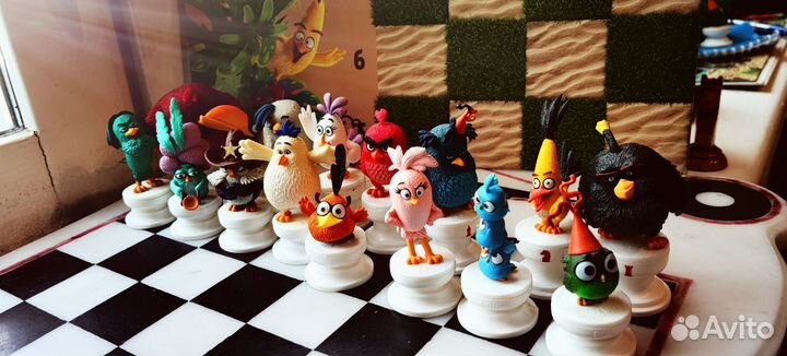 Шахматы Angry birds