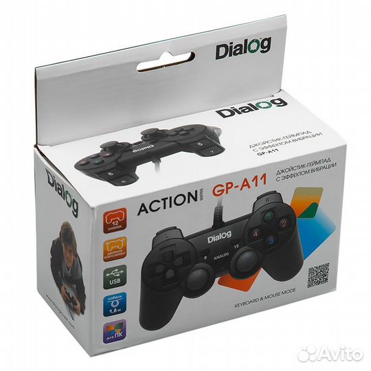 Геймпад Dialog GP-A11 Action