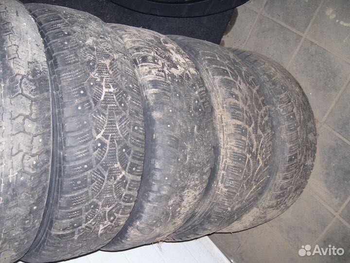 Шины 195/65/15 Зима шипованные на дисках 5/114.3