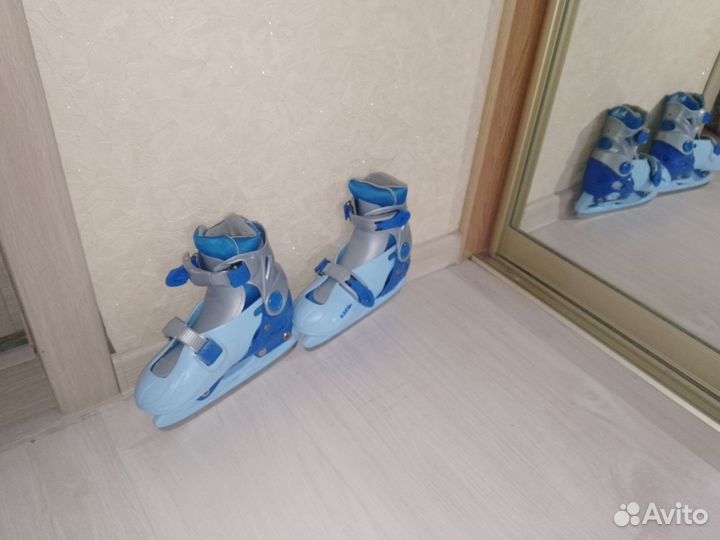 Коньки детские раздвижные 28-31