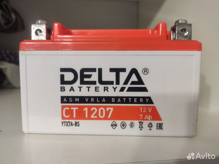 Аккумулятор delta ct 1207