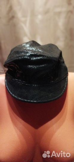 Кепка натурал. кожа