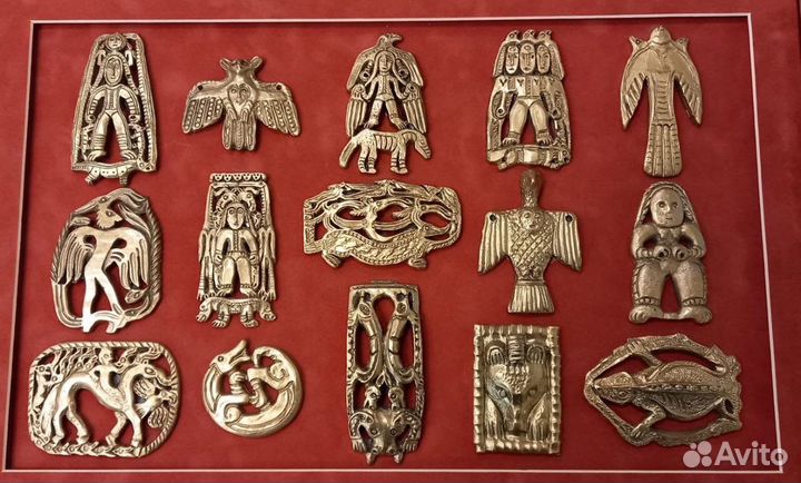 Панно «пермский звериный стиль»