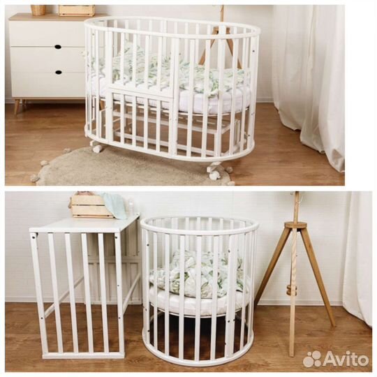 Кроватка-трансформер с маятником