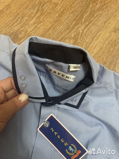 Рубашка новая на мальчика 12 размер