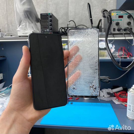 Замена стекла,тачскрина дисплея телефона