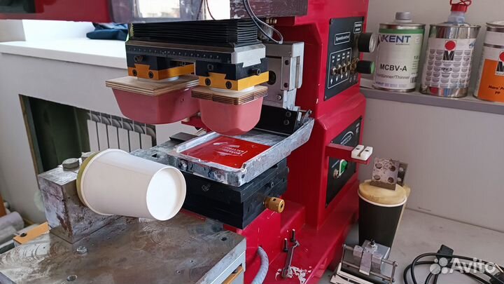 Тампопечатный станок TIC-183S Тампопечать 2 краски