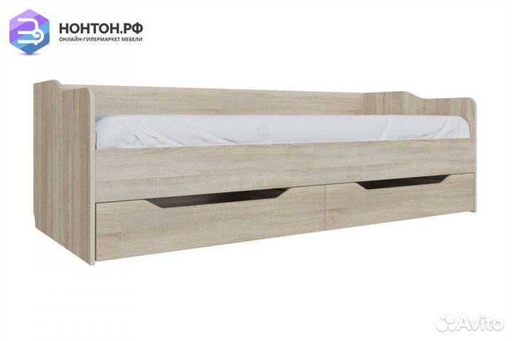Кровать №1 дуб сонома
