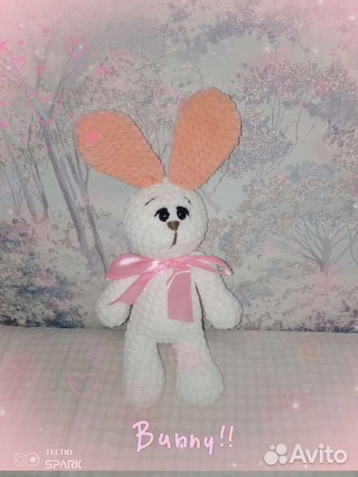 Мягкая игрушка зайчик