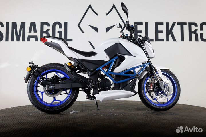 Электромотоцикл SE GTR (72v 60ah) белый